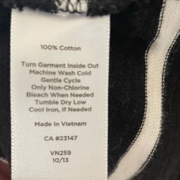 Talbots Navy Striped Nautical Cotton Dress Women's Size Large - Picture 6 of 6